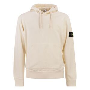 Stone Island Men Regular Fit Sweatshirt With Hood And Kangaroo Pocket